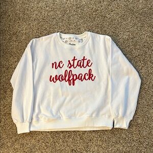 NC State Wolfpack White Sweatshirt